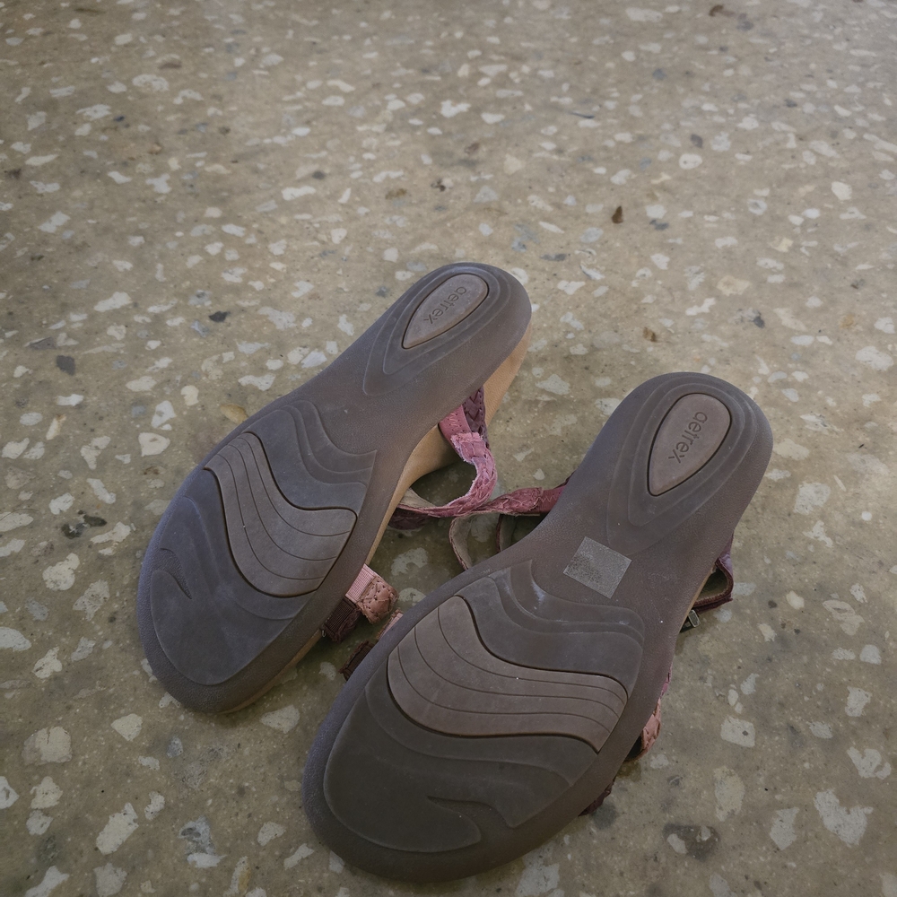 Aetrex Brielle Sandals With Braided Straps 7.5-8 - Picture 3 of 5